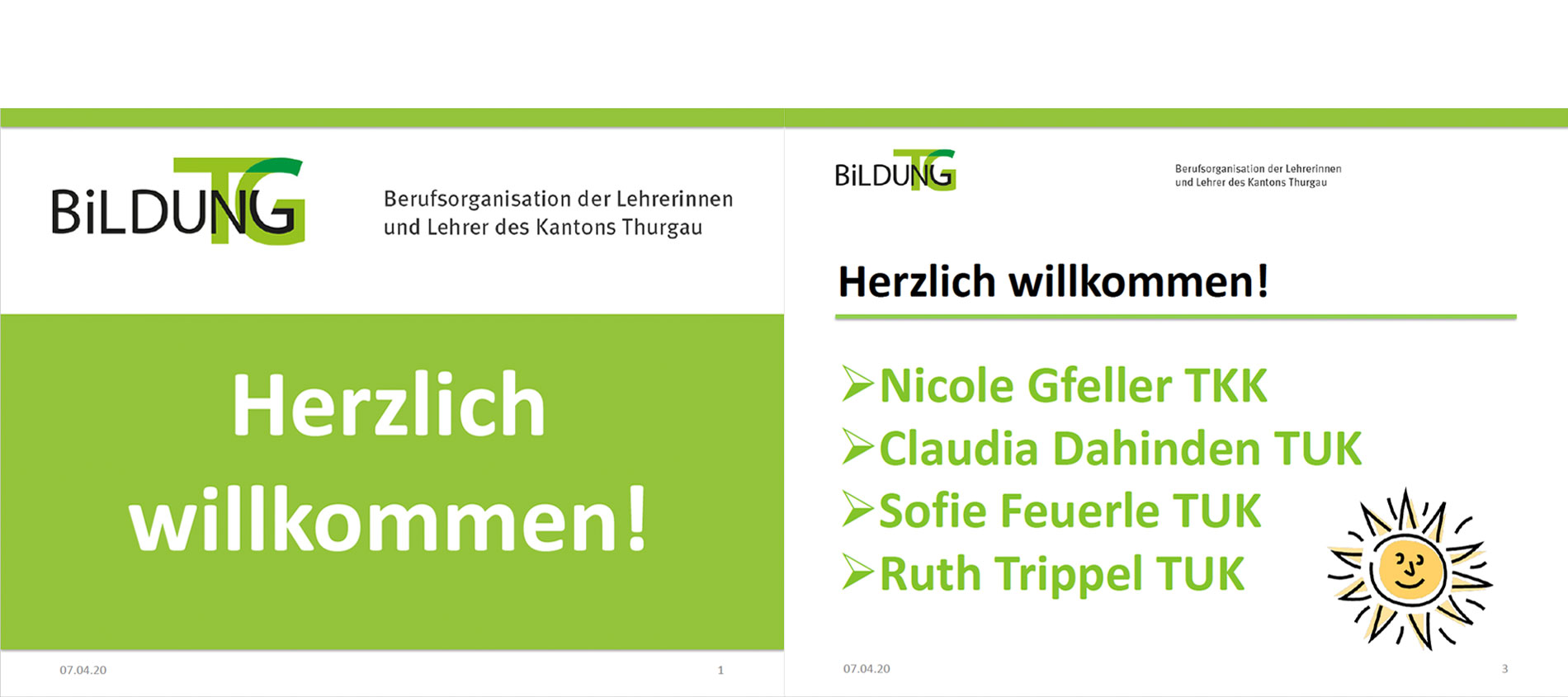 Visuelle Gesamtlösung, Website und Office-Vorlagen