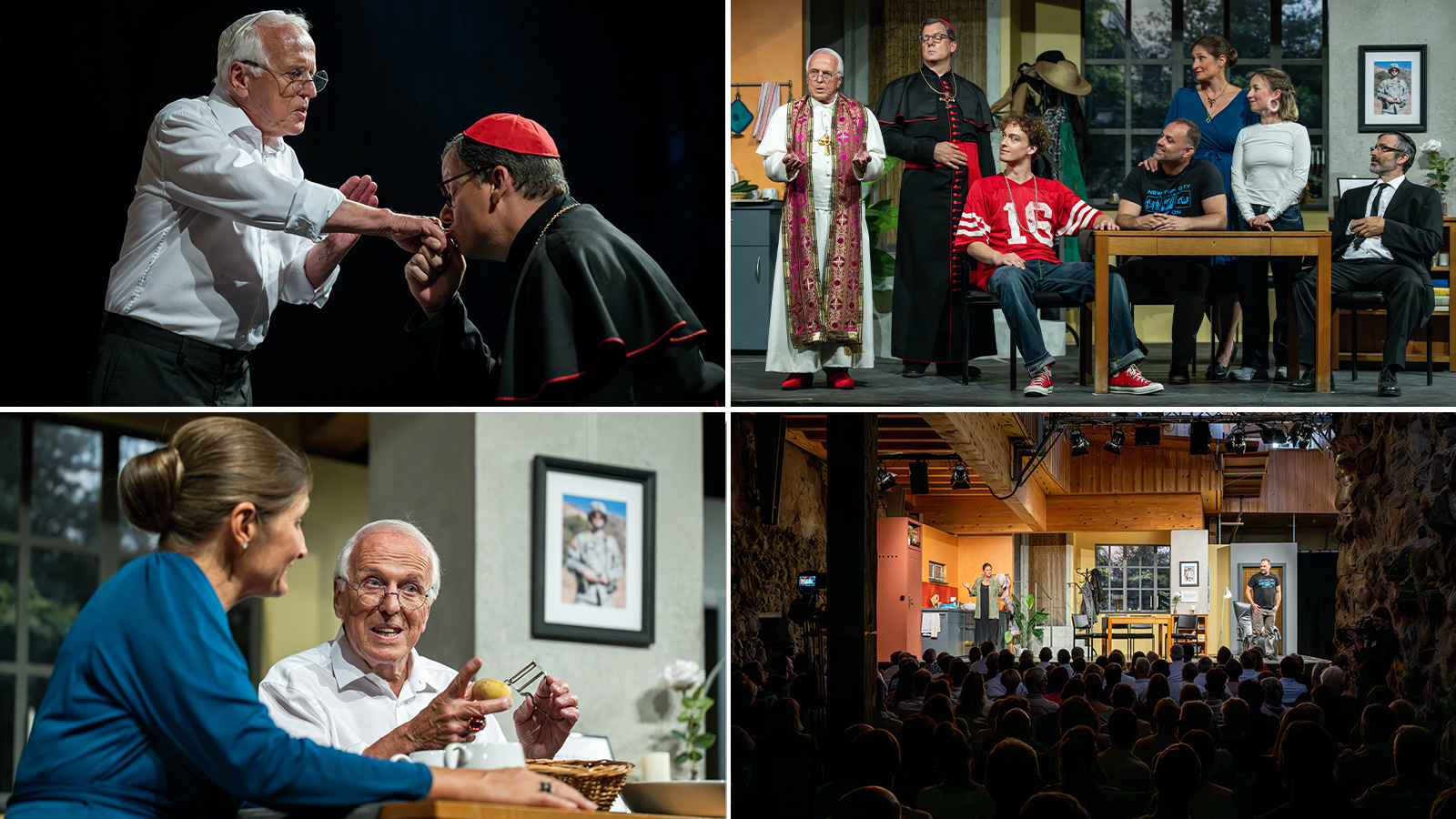 Schlossfestspiele Hagenwil: Bilder Aufführung "Der Tag, an dem der Papst gekidnappt wurde"