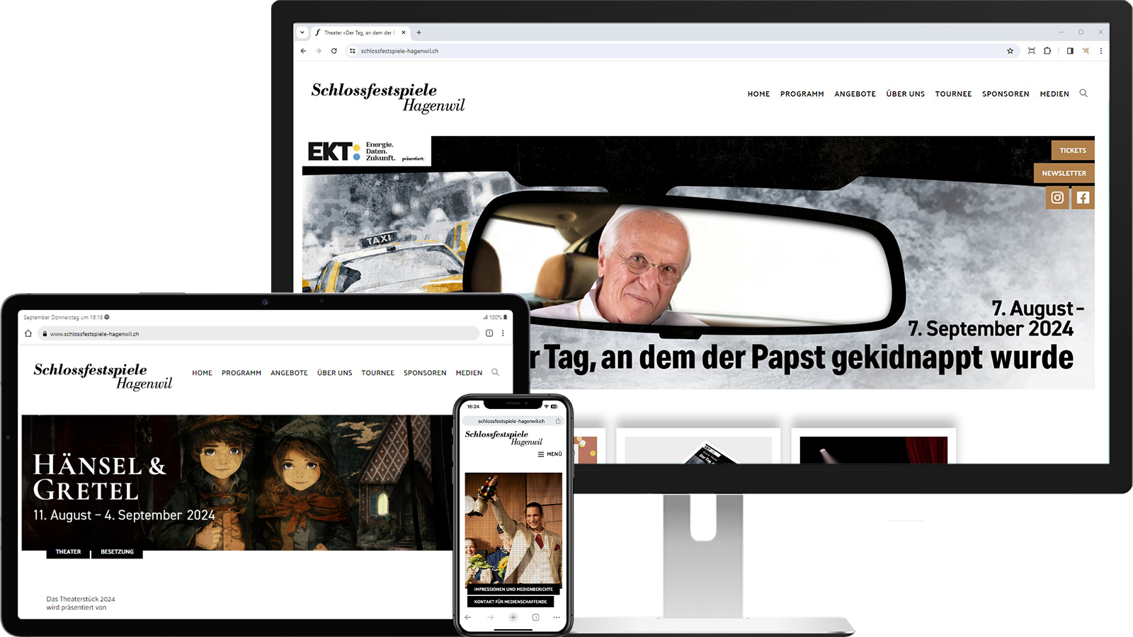 Schlossfestspiele Hagenwil: Website