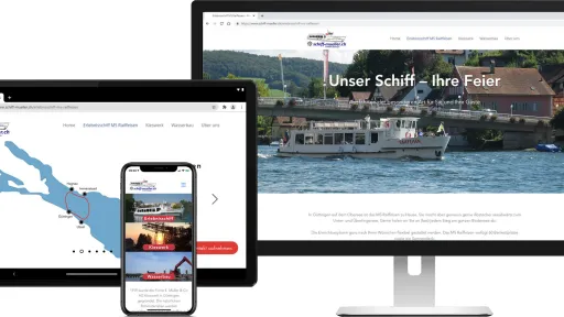 Responsive Ansicht www.schiff-mueller.ch