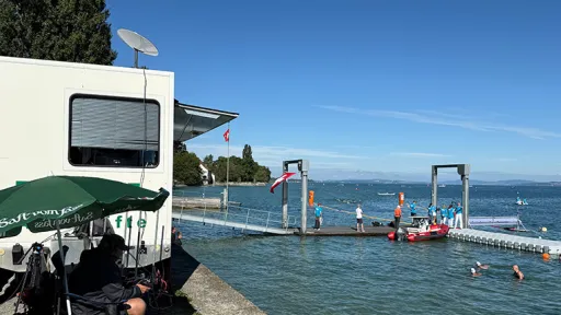 Open Water Schweizermeisterschaft 2025: Starlink-Internet von Mirabit