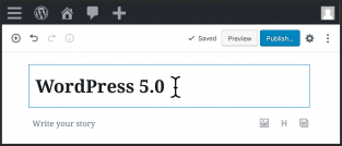 WordPress 5.0 bringt neuen Webseiten Editor