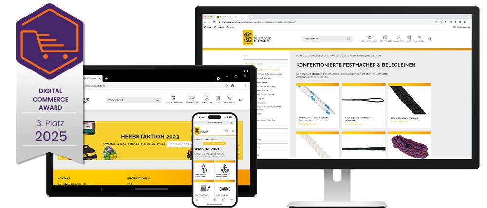 Screenshot Geräte Online-Shop shop.usacord.ch