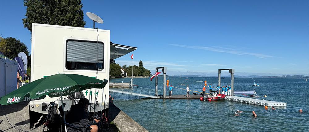 Open Water Schweizermeisterschaft 2025: Starlink-Internet von Mirabit
