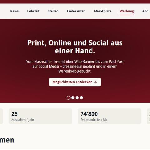 SchreinerZeitung &ndash; Landingpage Werbung