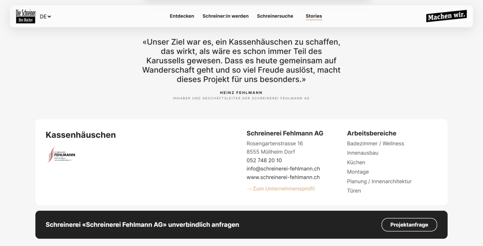 Canvas Layout Builder Seiten