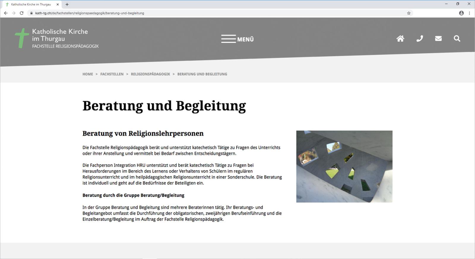 Neue Kommunikationsplattform www.kath-tg.ch