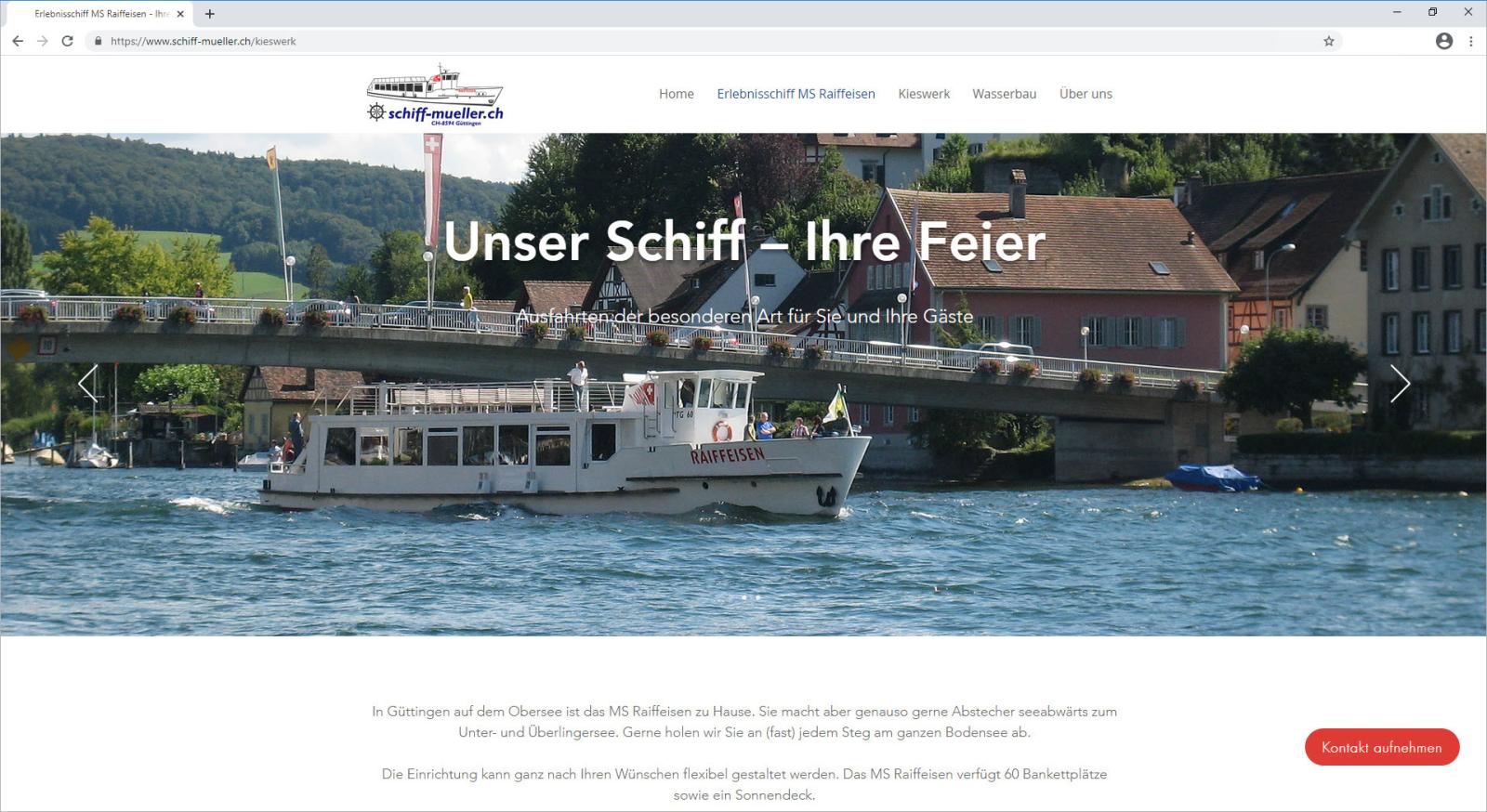 Erlebnisschiff MS Raiffeisen